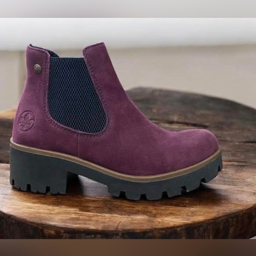 Rieker Red Ankle Boots
